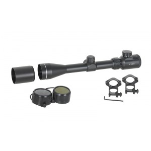 Scope 3-9x40E with high mounting rings [ACM]